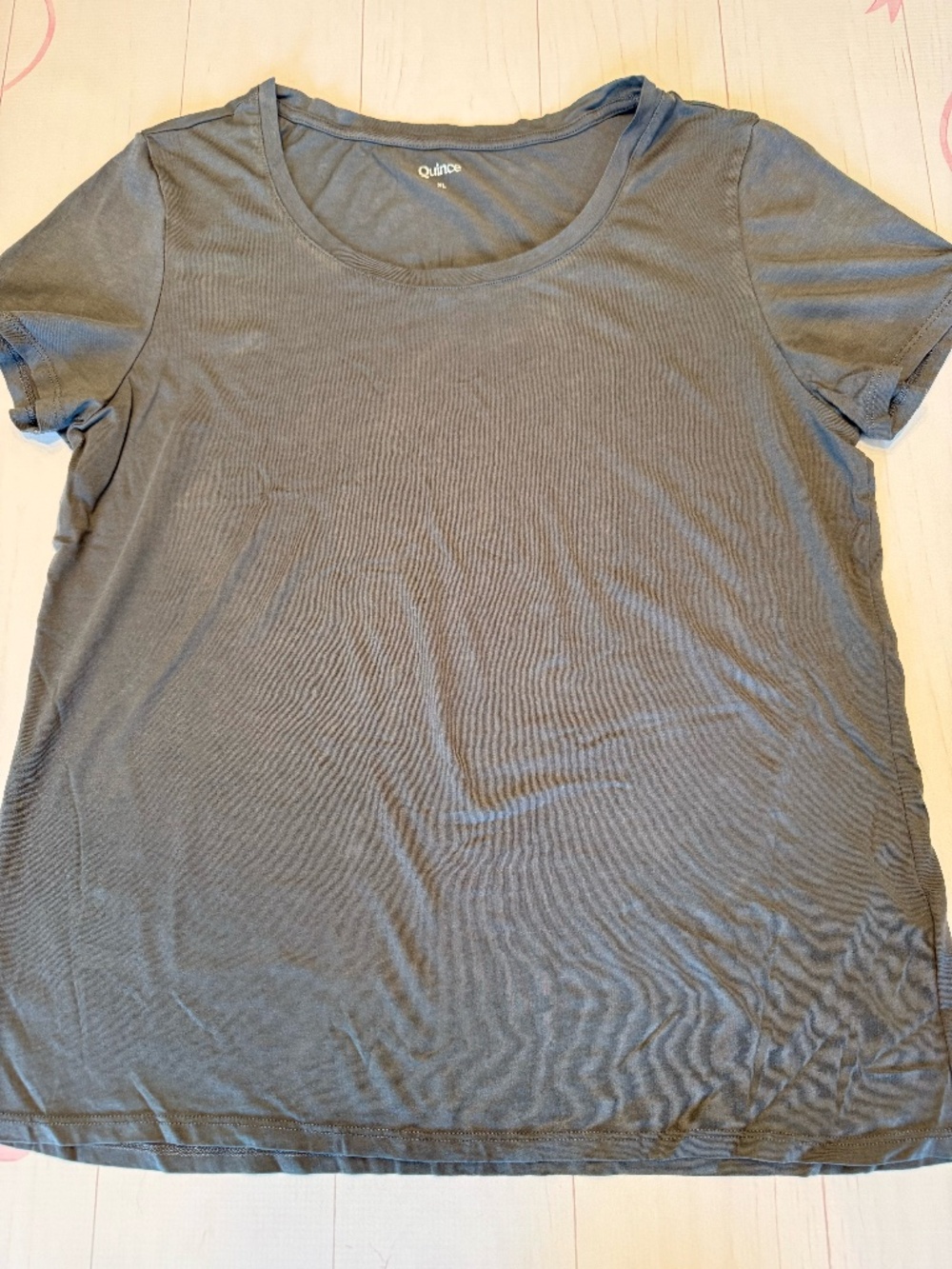 Quince Cotton/Modal T-Shirtn Gray Size XL